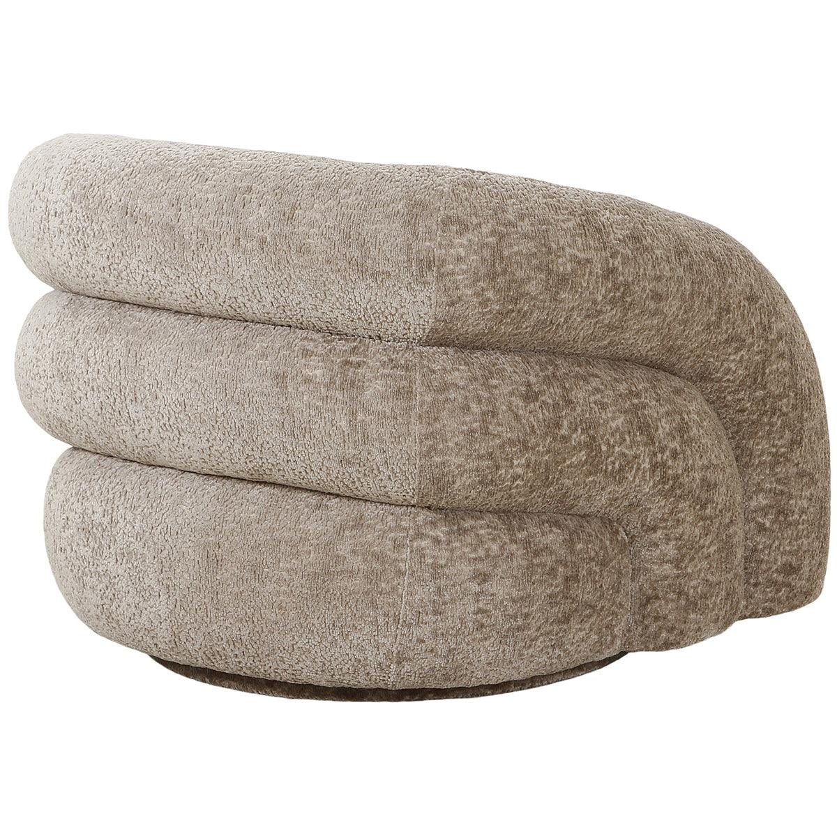 Valletta Natural Swivel Lounge Chair - WOO .Design