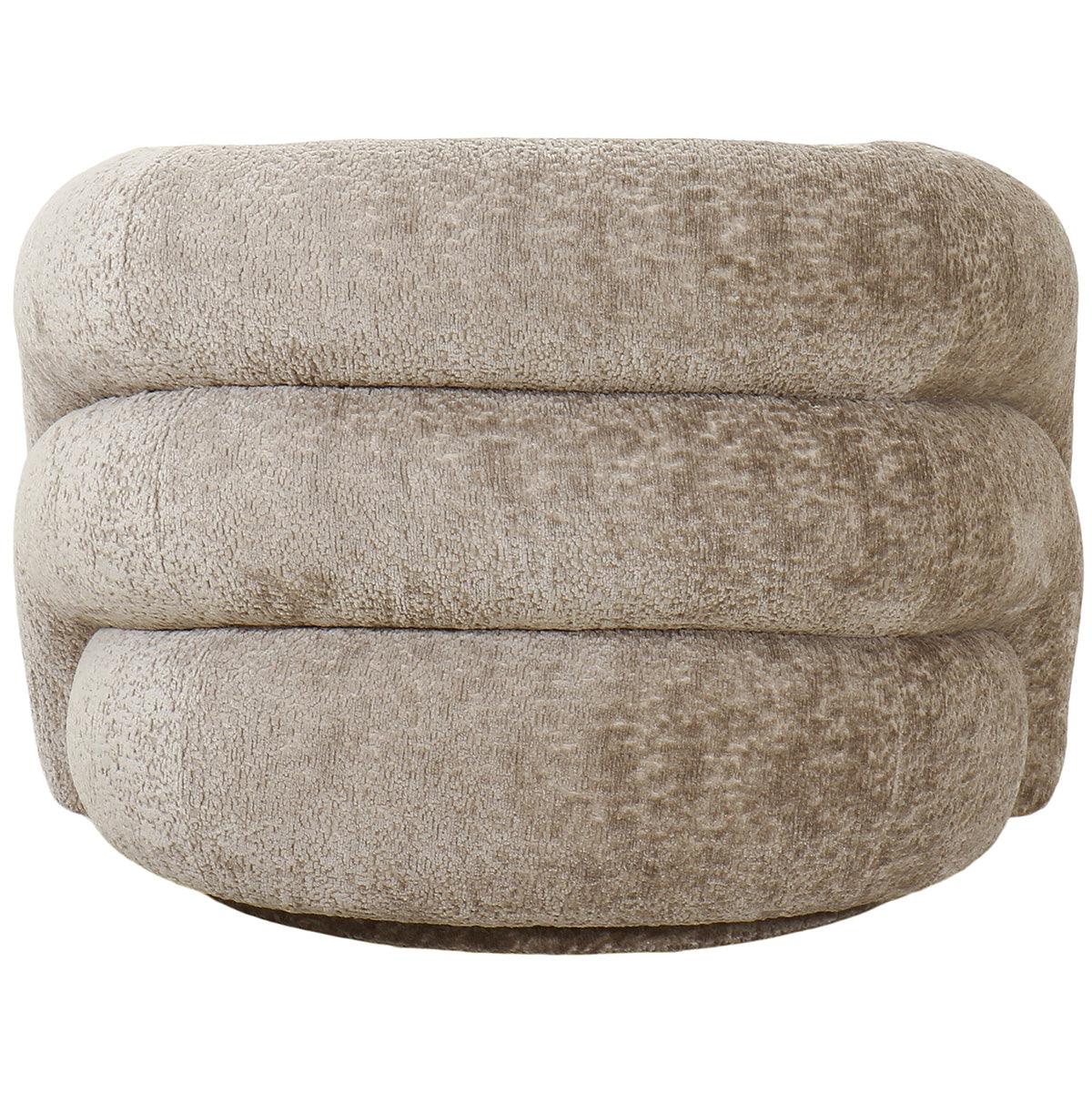 Valletta Natural Swivel Lounge Chair - WOO .Design