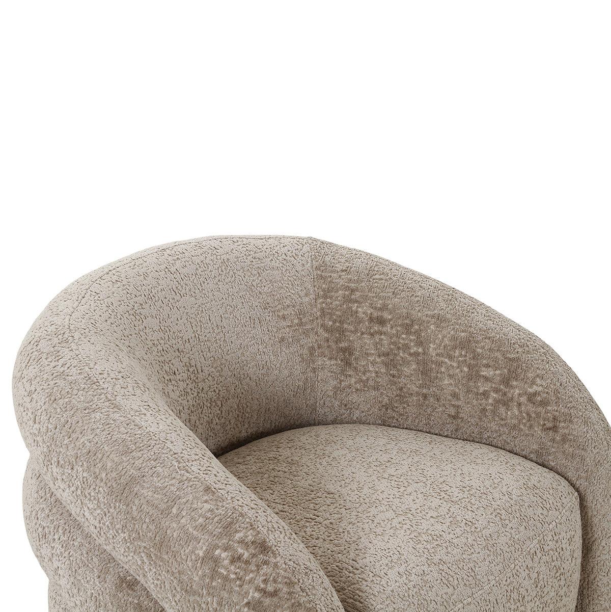 Valletta Natural Swivel Lounge Chair - WOO .Design