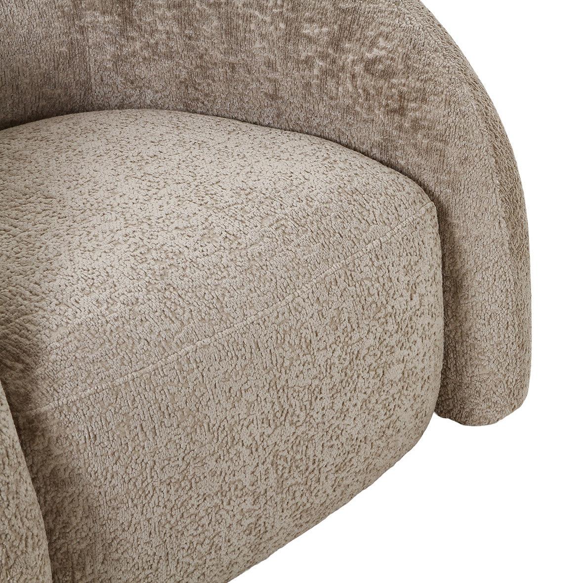 Valletta Natural Swivel Lounge Chair - WOO .Design