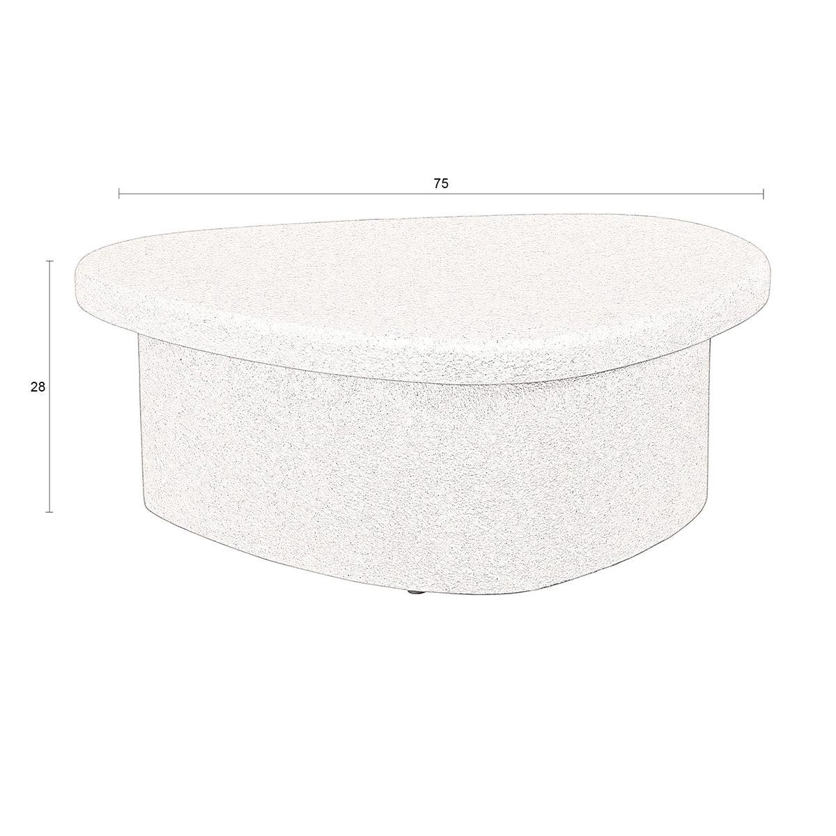 Veda Beige Coffee Table - WOO .Design