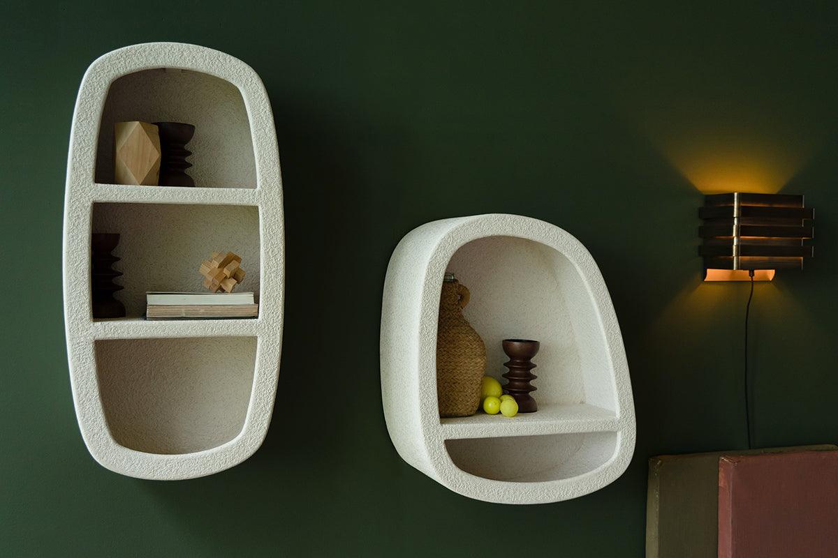 Veda Beige Wall Shelf - WOO .Design