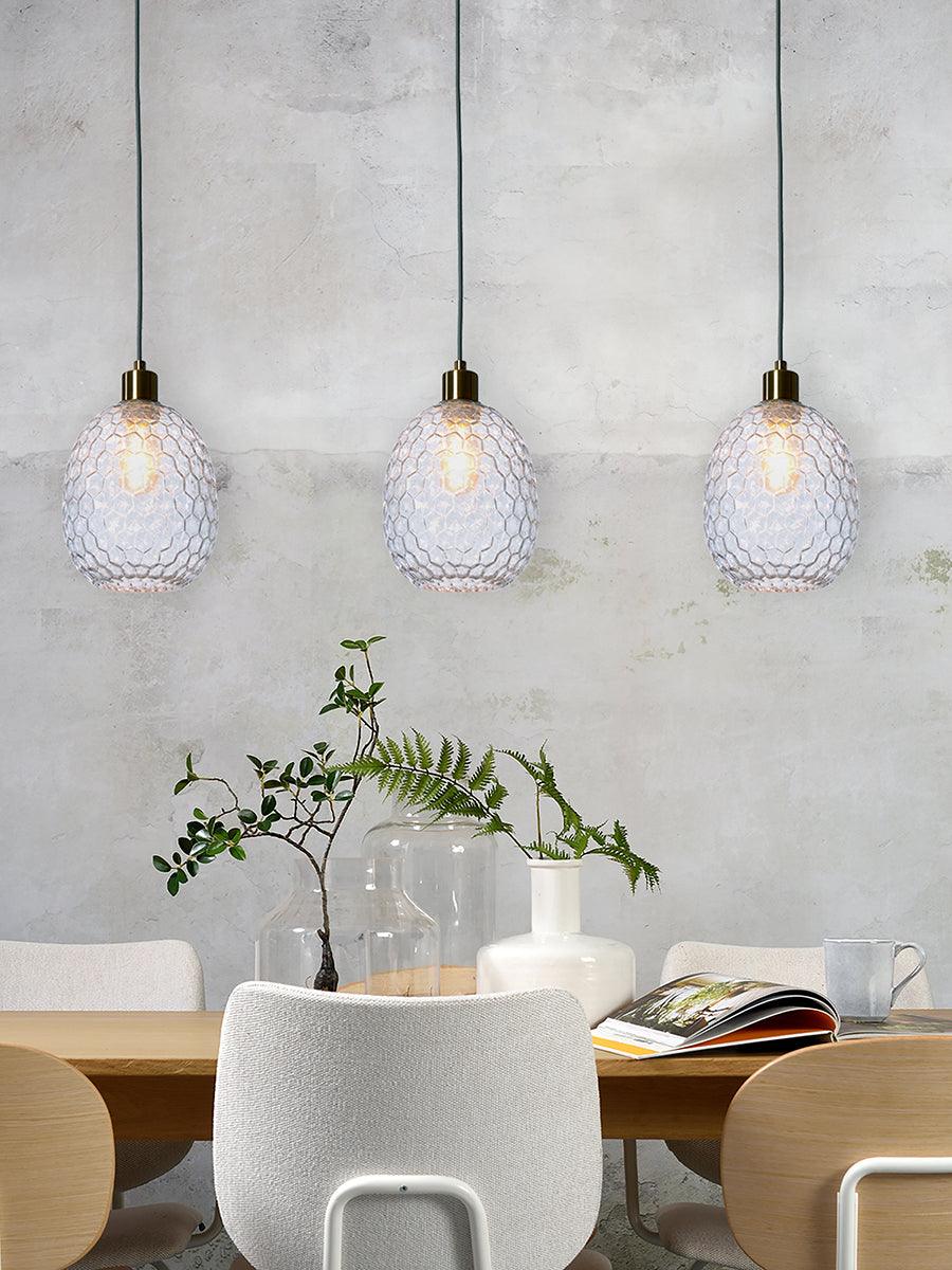 Venice Oval Glass Hanging Lamp - WOO .Design