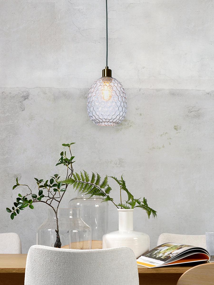 Venice Oval Glass Hanging Lamp - WOO .Design