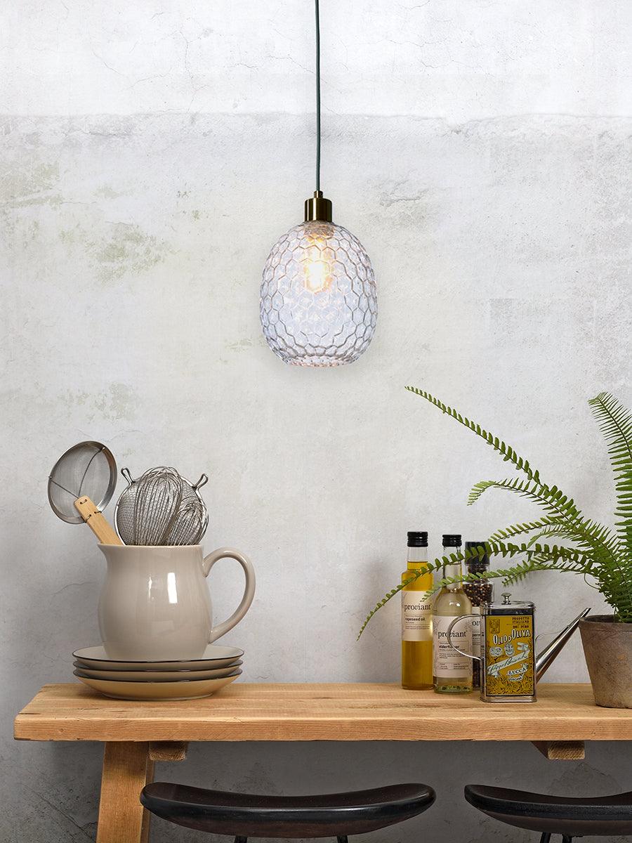 Venice Oval Glass Hanging Lamp - WOO .Design