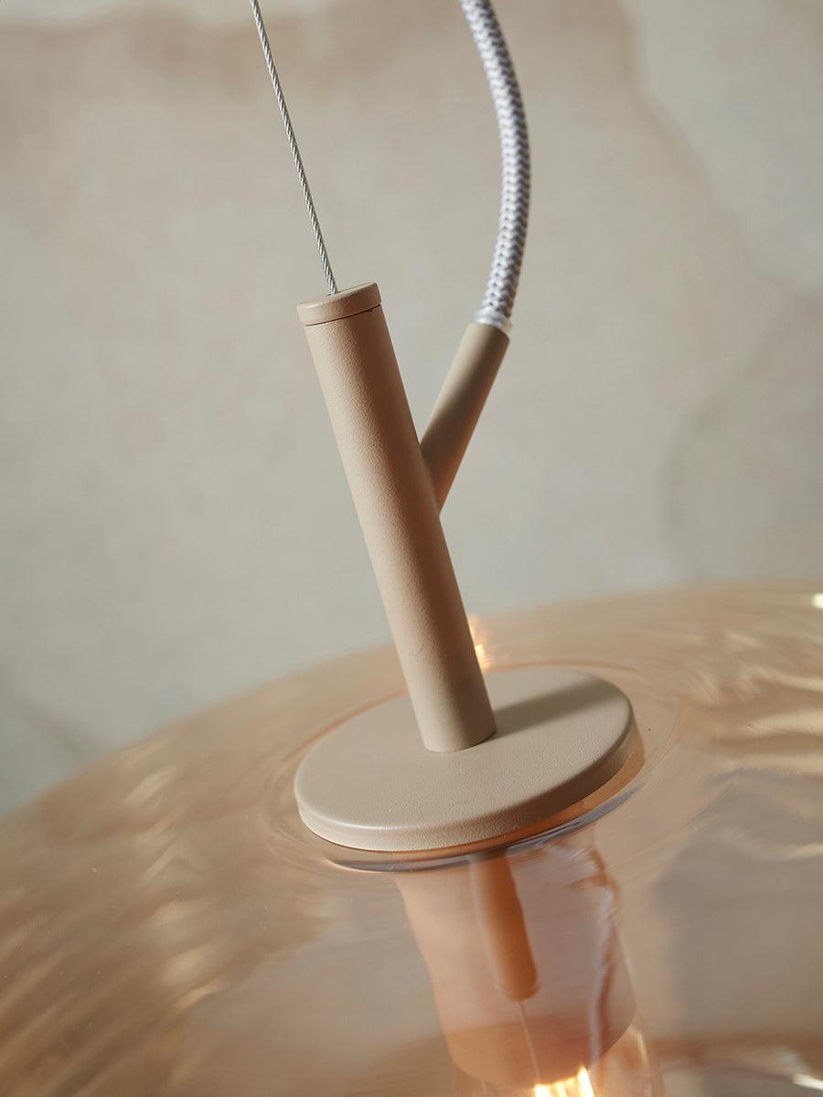 Verona Ribbed Glass Hanging Lamp - WOO .Design