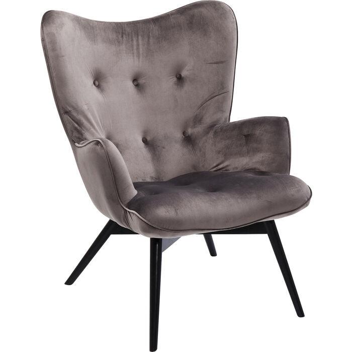 Vicky Velvet Black Armchair - WOO .Design