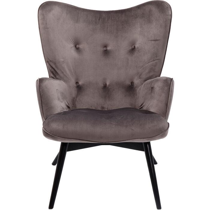 Vicky Velvet Black Armchair - WOO .Design
