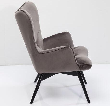 Vicky Velvet Black Armchair - WOO .Design