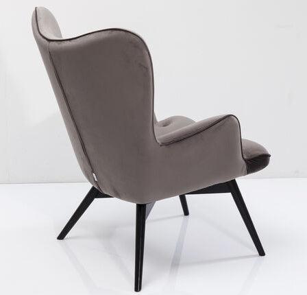 Vicky Velvet Black Armchair - WOO .Design