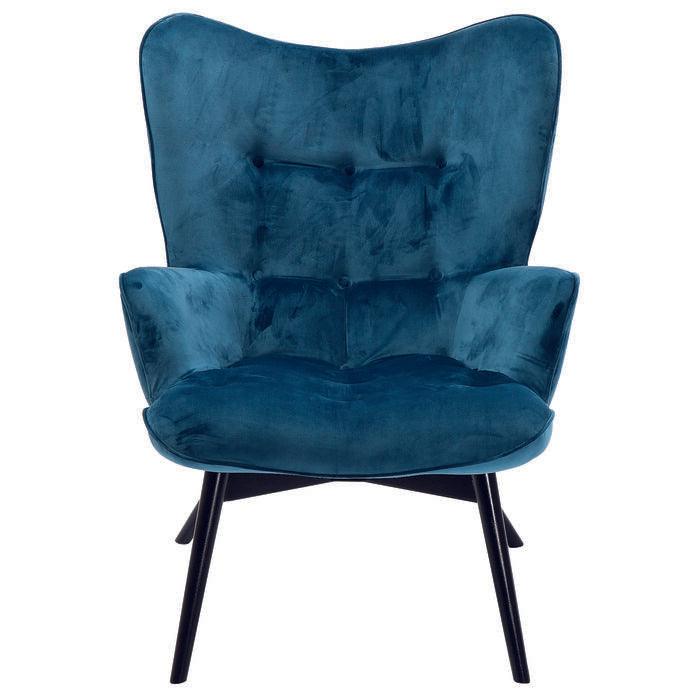 Vicky Velvet Black Armchair - WOO .Design