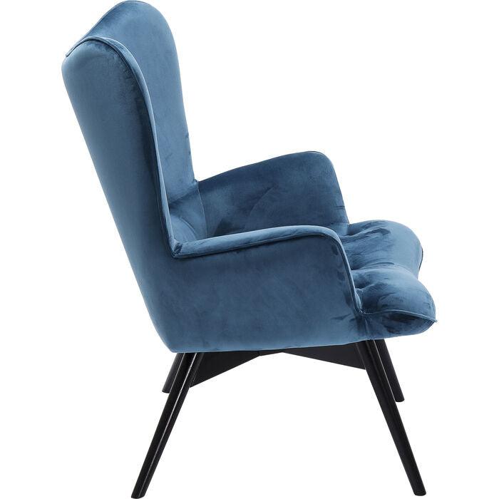 Vicky Velvet Black Armchair - WOO .Design