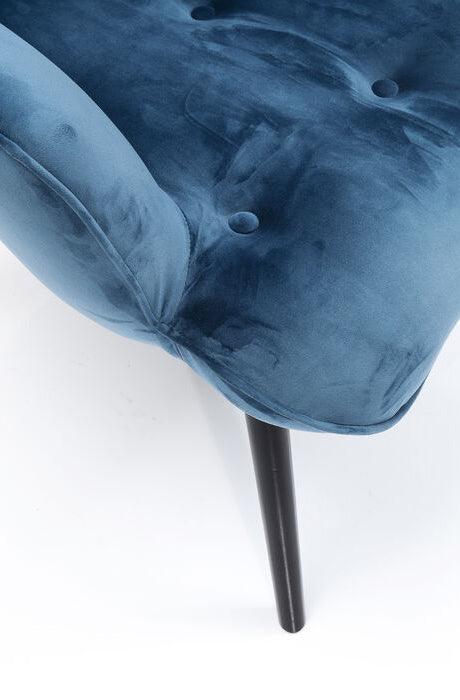 Vicky Velvet Black Armchair - WOO .Design