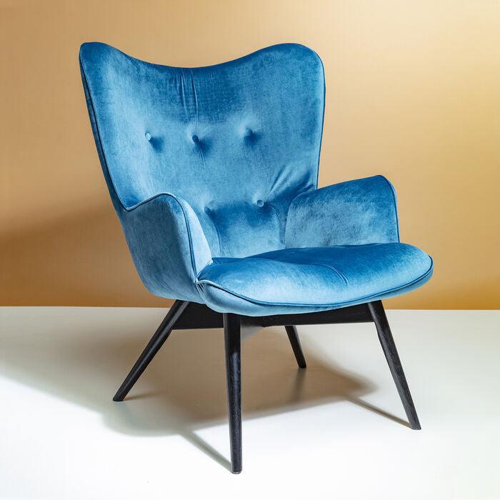 Vicky Velvet Black Armchair - WOO .Design