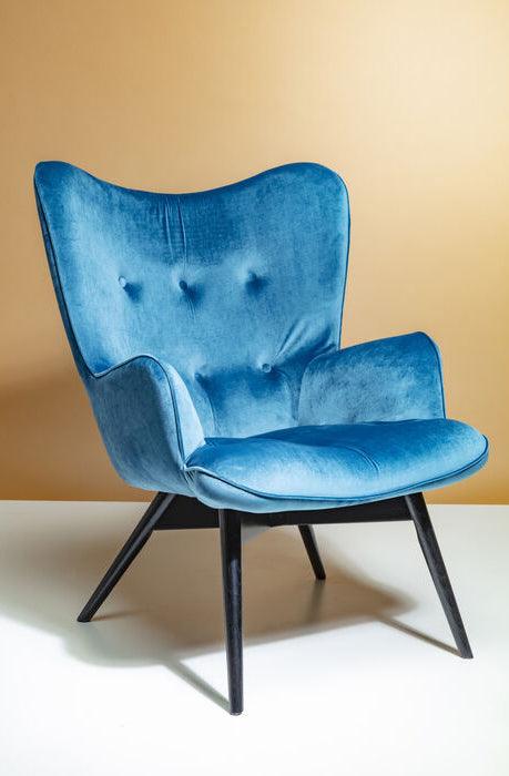 Vicky Velvet Black Armchair - WOO .Design