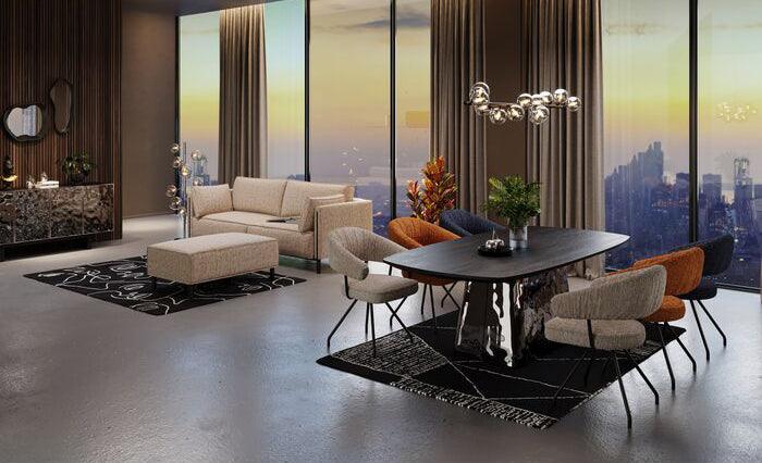 Victor Beige 3 Seater Sofa - WOO .Design