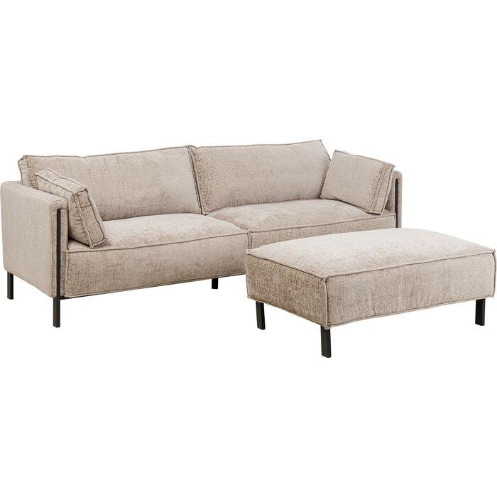 Victor Beige 3 Seater Sofa - WOO .Design