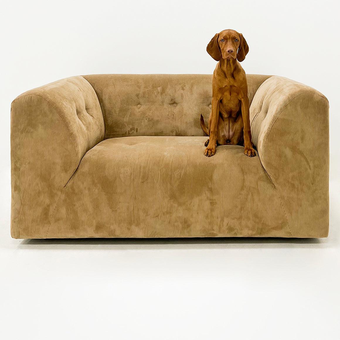 Vint Corduroy Rib Loveseat - WOO .Design