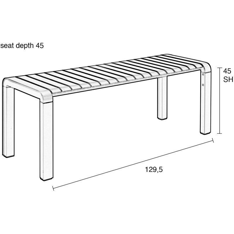 Vondel Garden Bench - WOO .Design