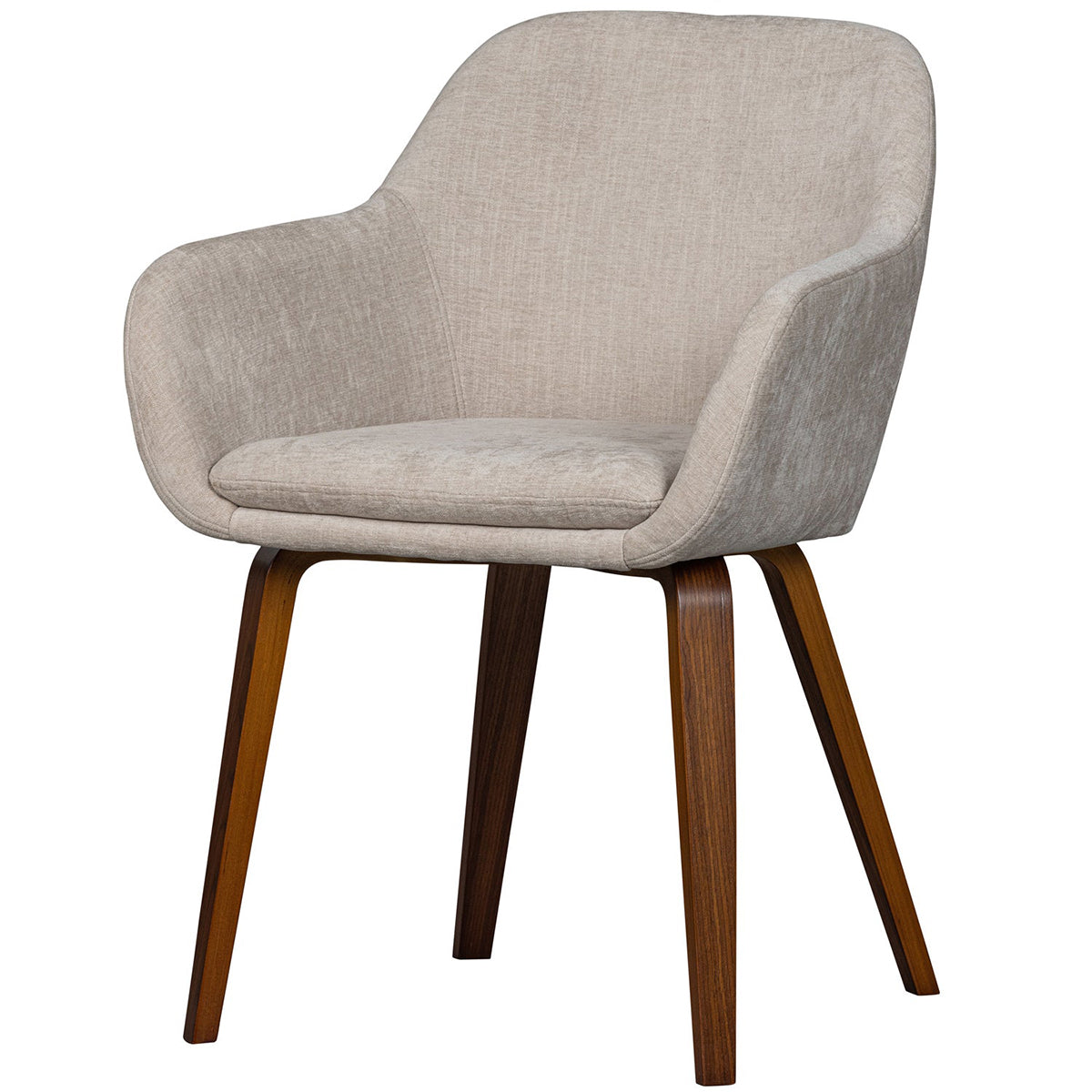 Base Sand Velvet Dining Chair