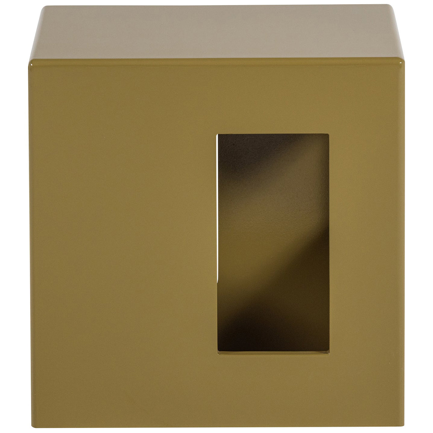 Modern Honey Yellow High Gloss Side Table