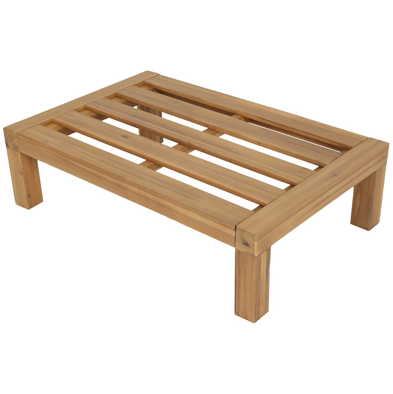 Relax Acacia Wood Footstool or Side Table