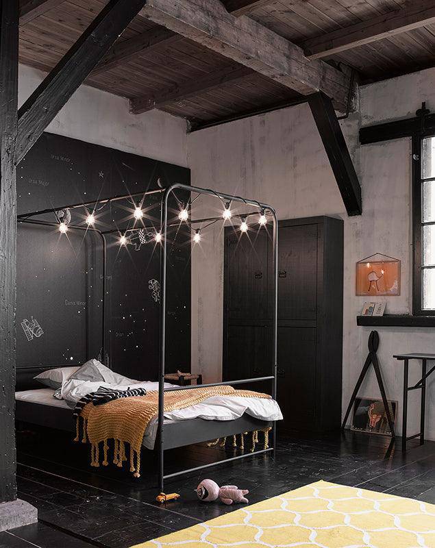 Bunk Black Metal Bed