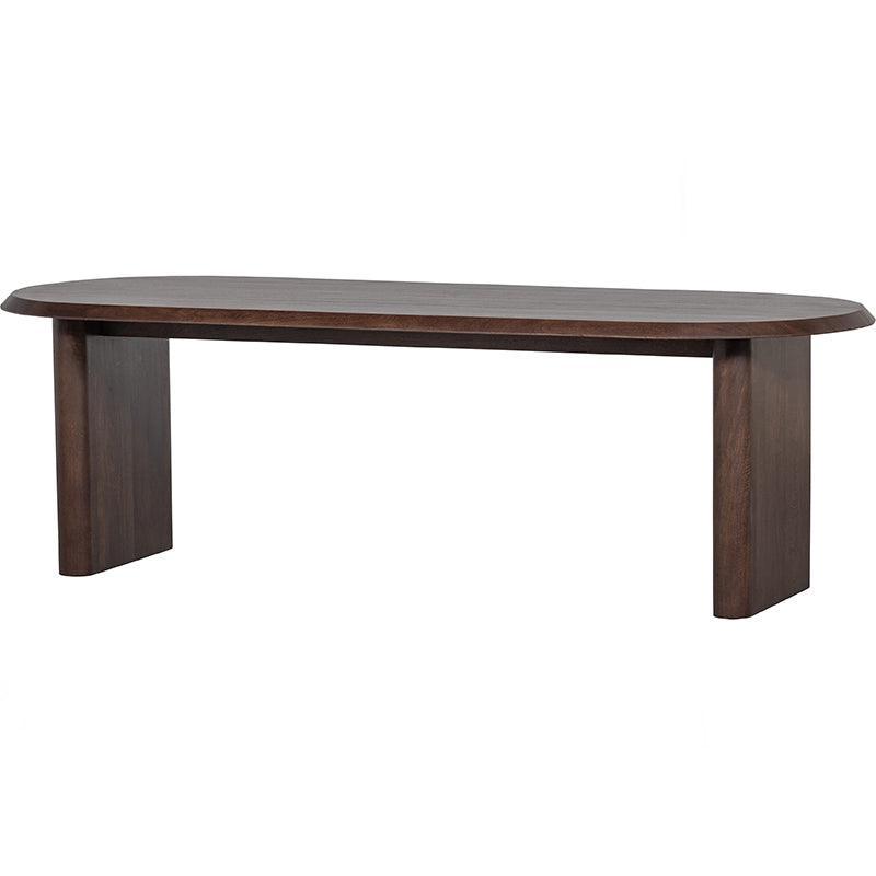Ellips Walnut Mango Wood Dining Table