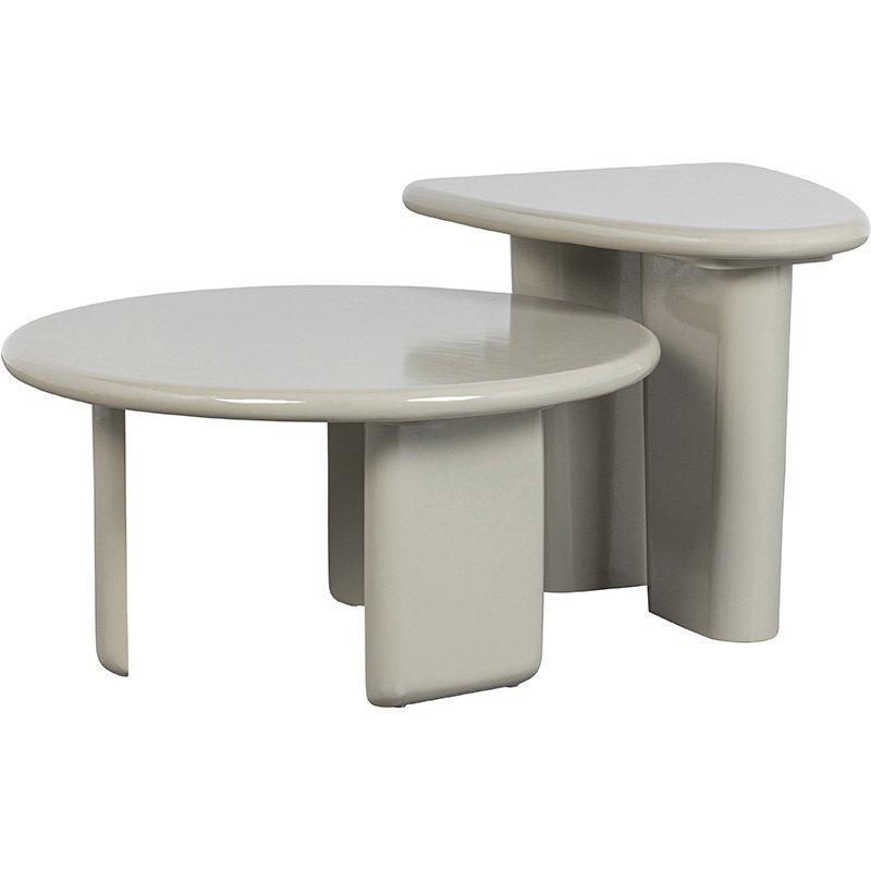 Beach Clay Mango Wood Side Table