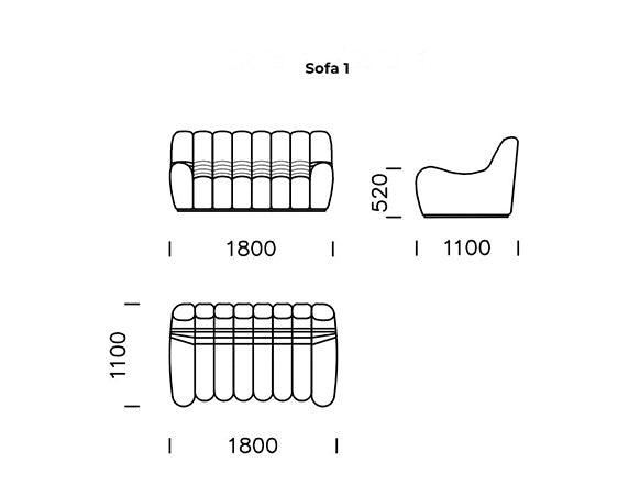 Wadi Sofa - WOO .Design