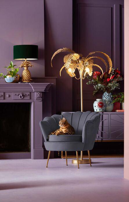 Water Lily Velvet Armchair - WOO .Design