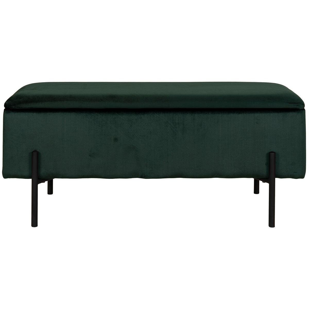 Watford Velvet Bench with Storage - WOO .Design