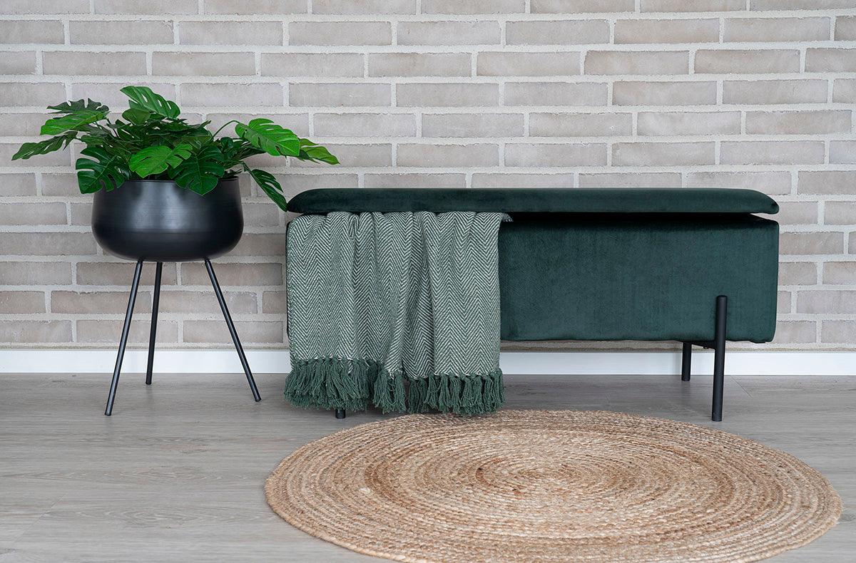 Watford Velvet Bench with Storage - WOO .Design