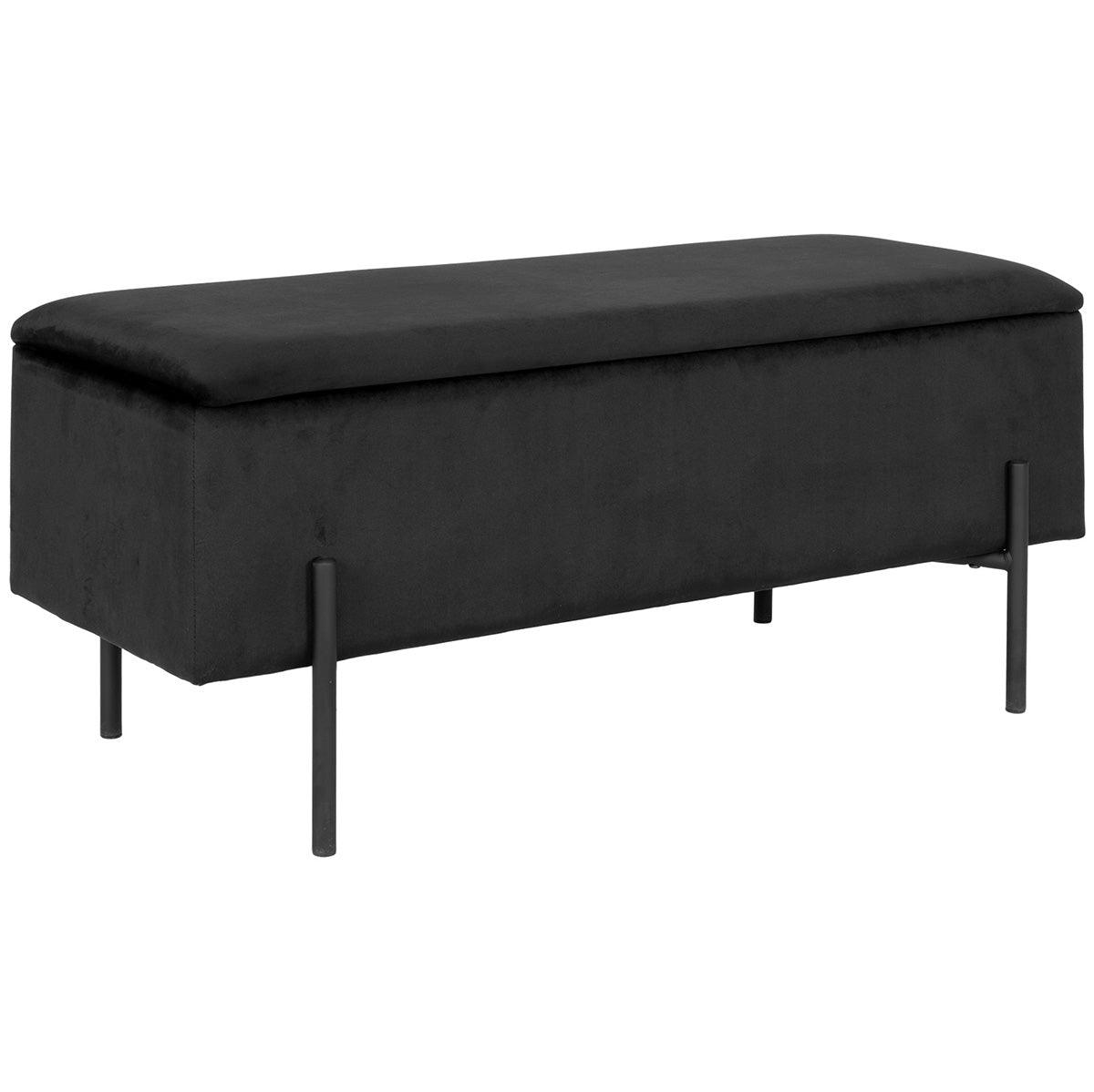 Watford Velvet Bench with Storage - WOO .Design
