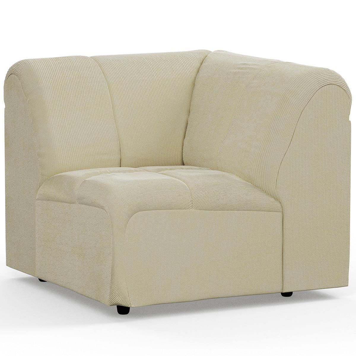 Wave Corduroy Rib Couch - Element Corner - WOO .Design