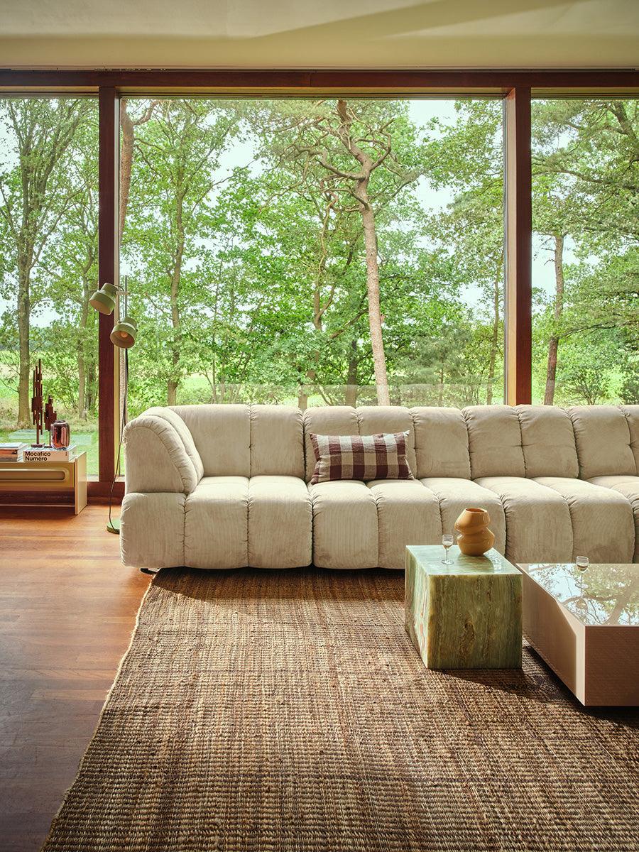 Wave Corduroy Rib Couch - Element Corner - WOO .Design
