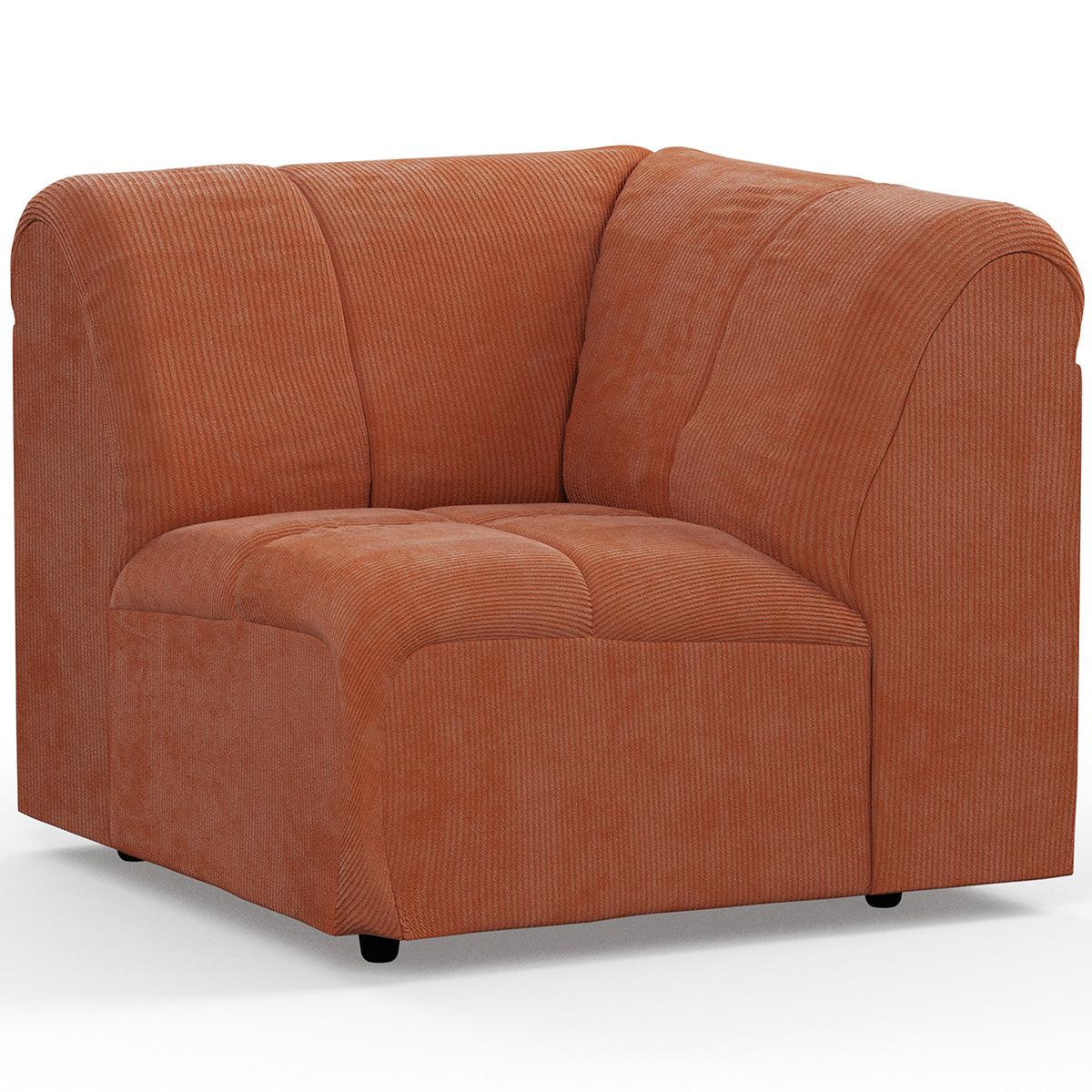 Wave Corduroy Rib Couch - Element Corner - WOO .Design