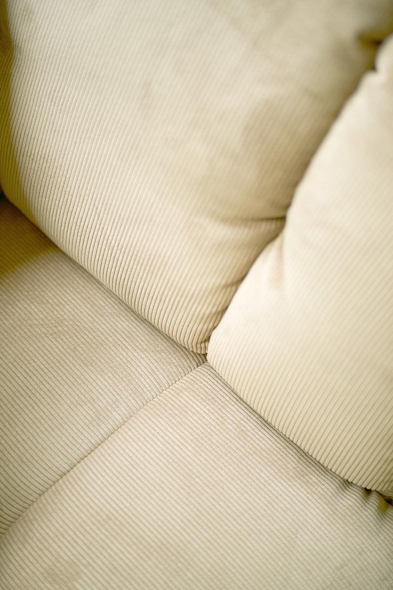Wave Corduroy Rib Couch - Element Right High Arm - WOO .Design