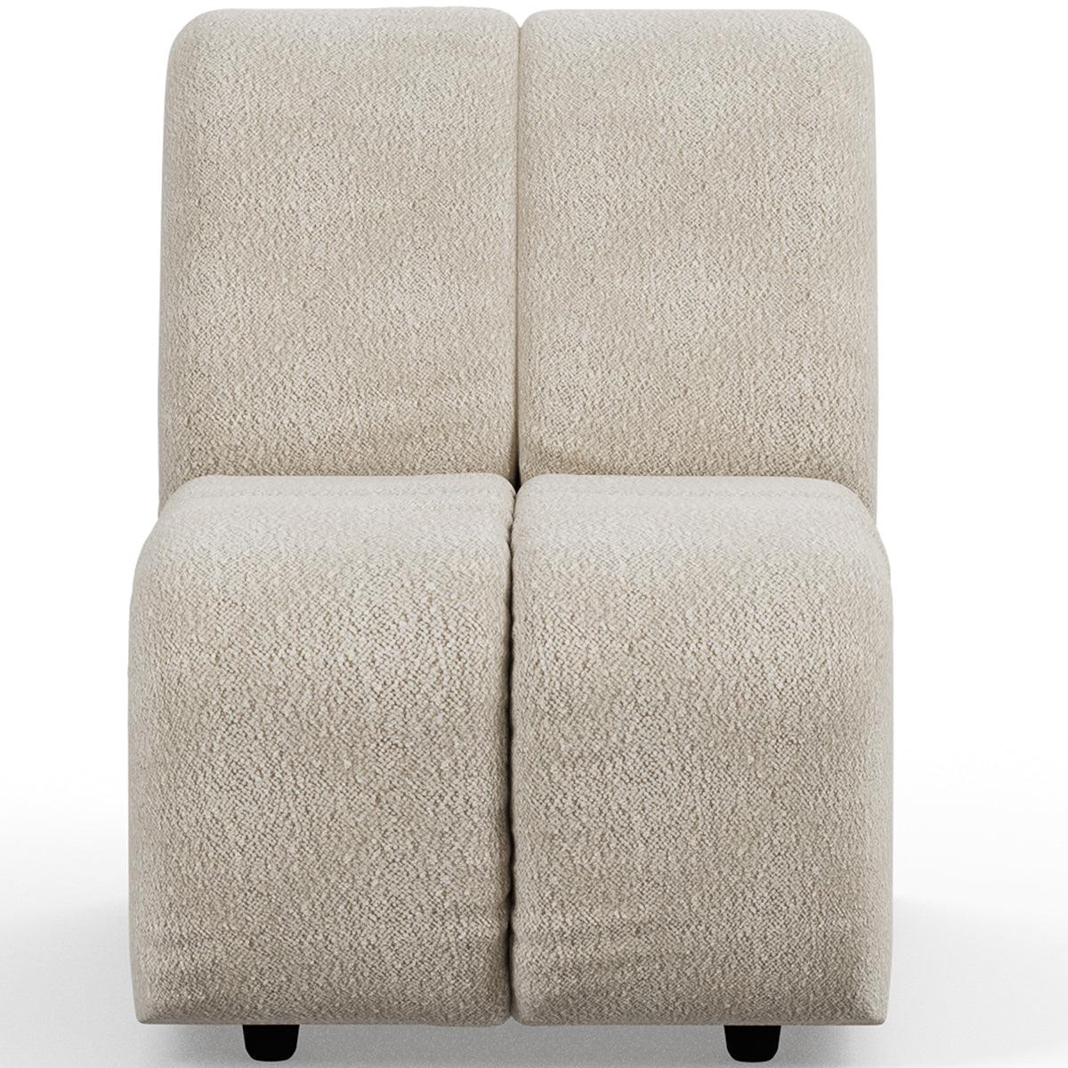 Wave Cream Boucle Couch - Element Middle Small - WOO .Design