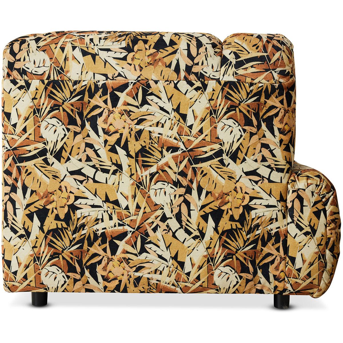 Wave Printed Hollywood Couch - Element Left High Arm - WOO .Design