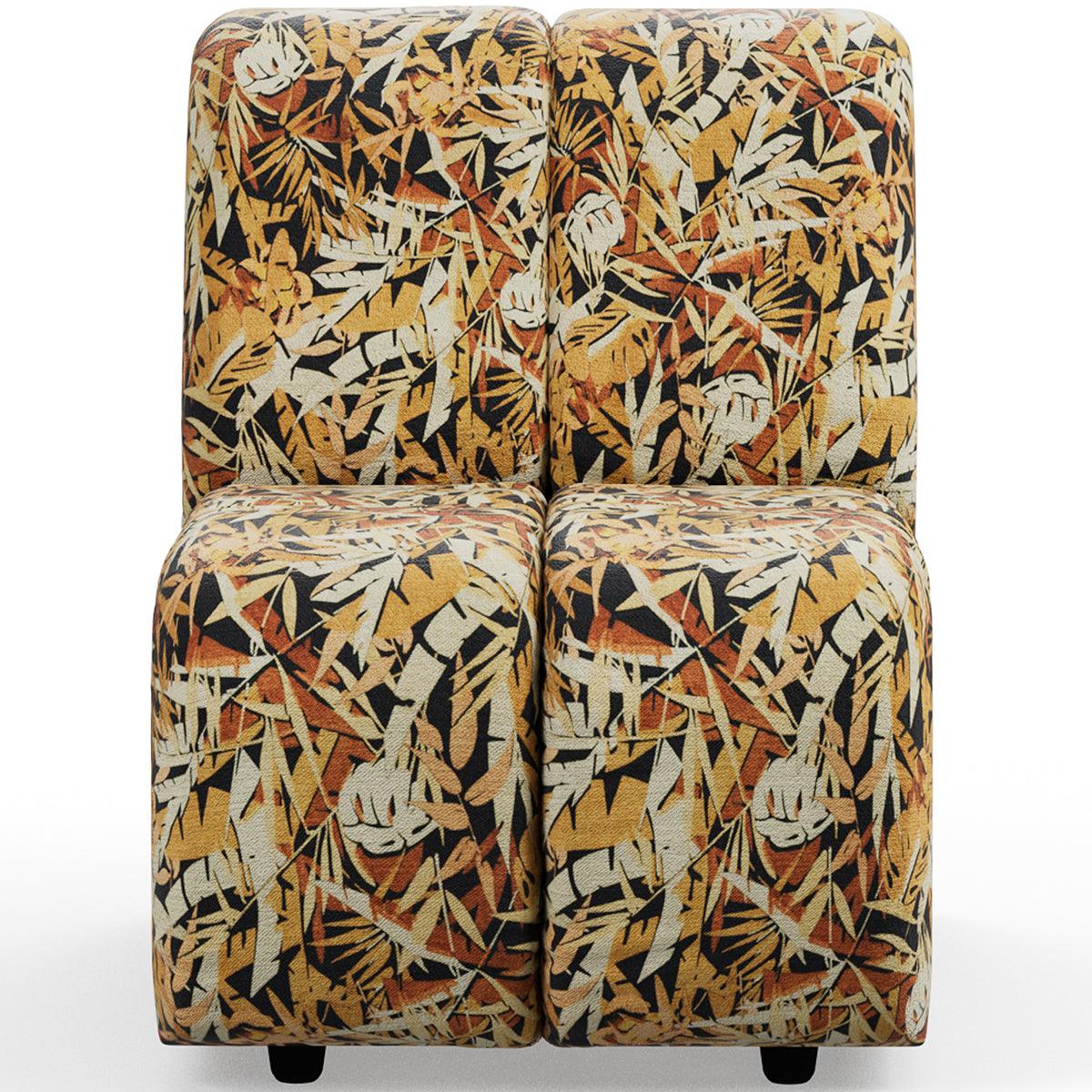 Wave Printed Hollywood Couch - Element Middle Small - WOO .Design