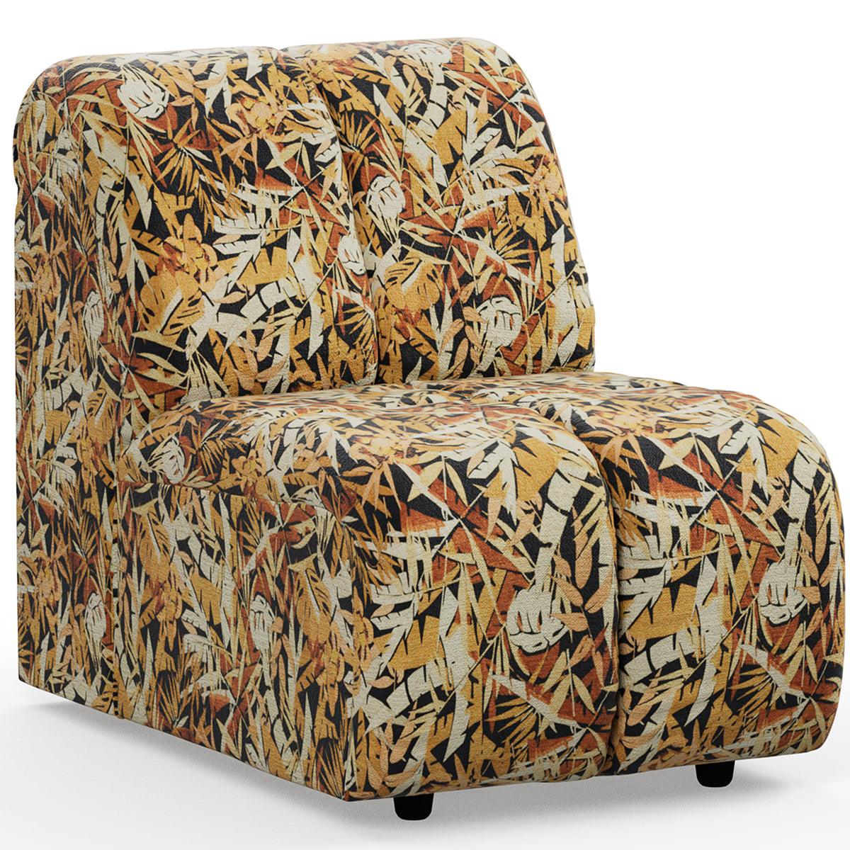 Wave Printed Hollywood Couch - Element Middle Small - WOO .Design