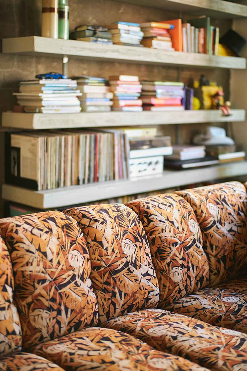 Wave Printed Hollywood Couch - Element Middle Small - WOO .Design