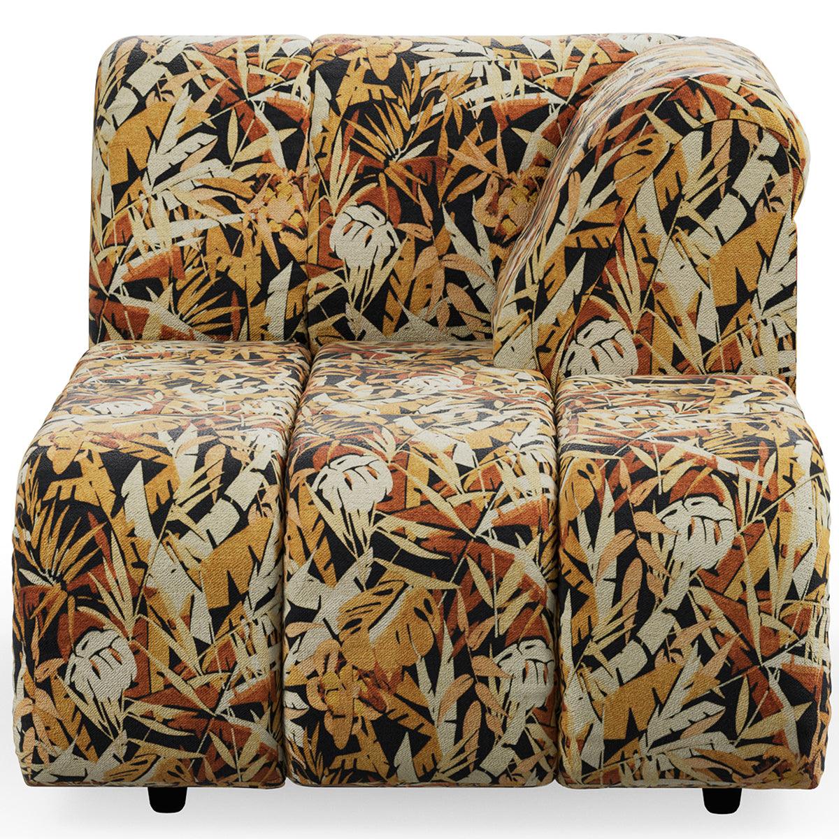 Wave Printed Hollywood Couch - Element Right Divan - WOO .Design
