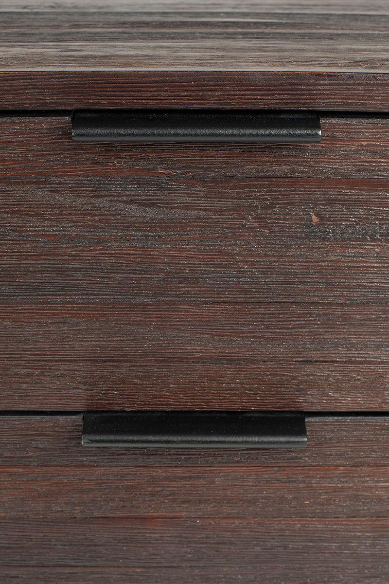 Webster Brown Teak Wood Nightstand - WOO .Design