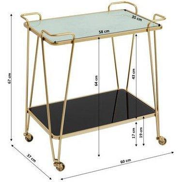 West Coast Gold Bar Trolley - WOO .Design