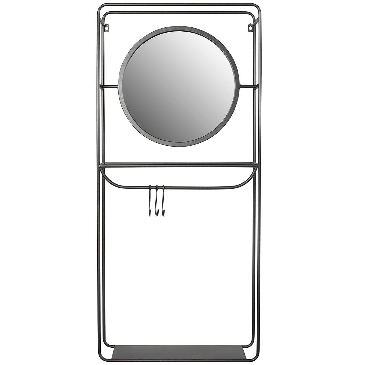 Duco Wall Rack Mirror