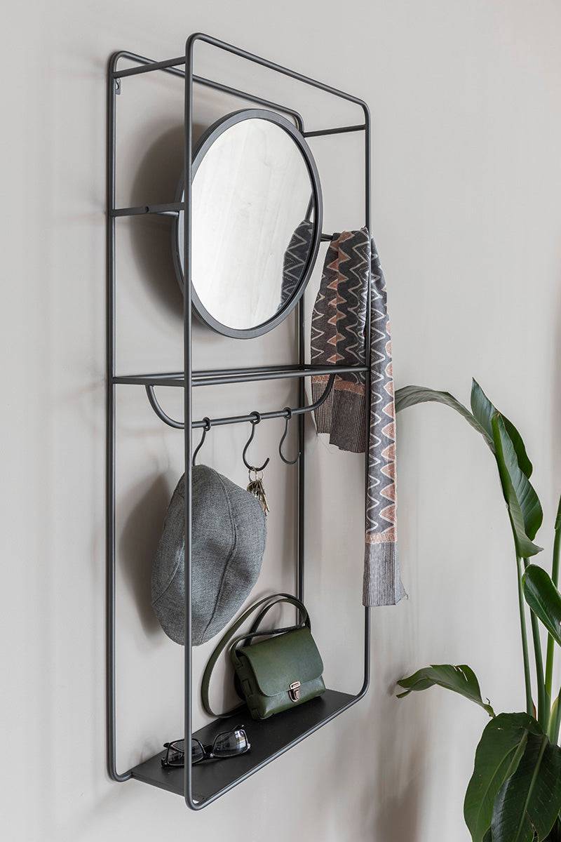 Duco Wall Rack Mirror