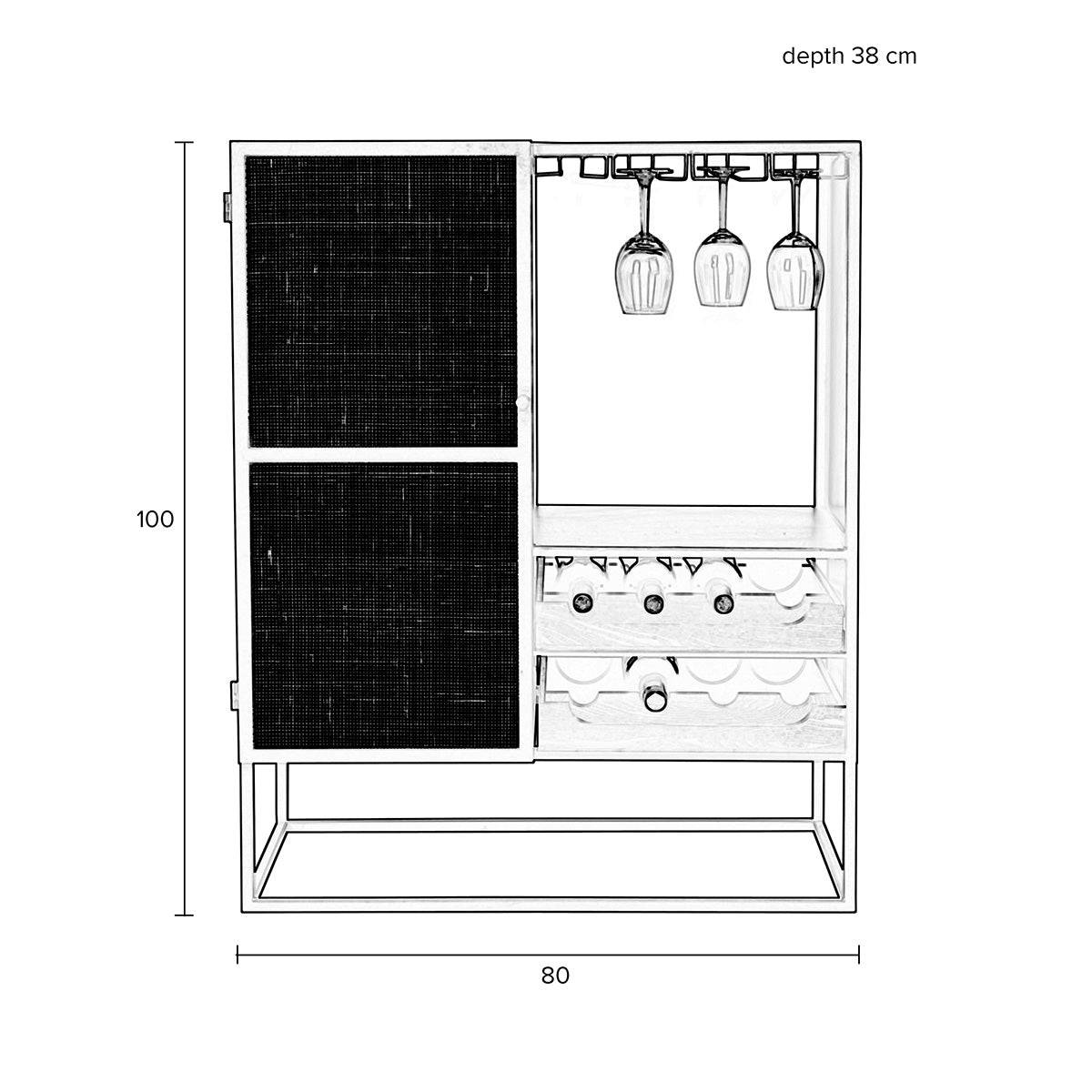 Guuji High Low Cabinet