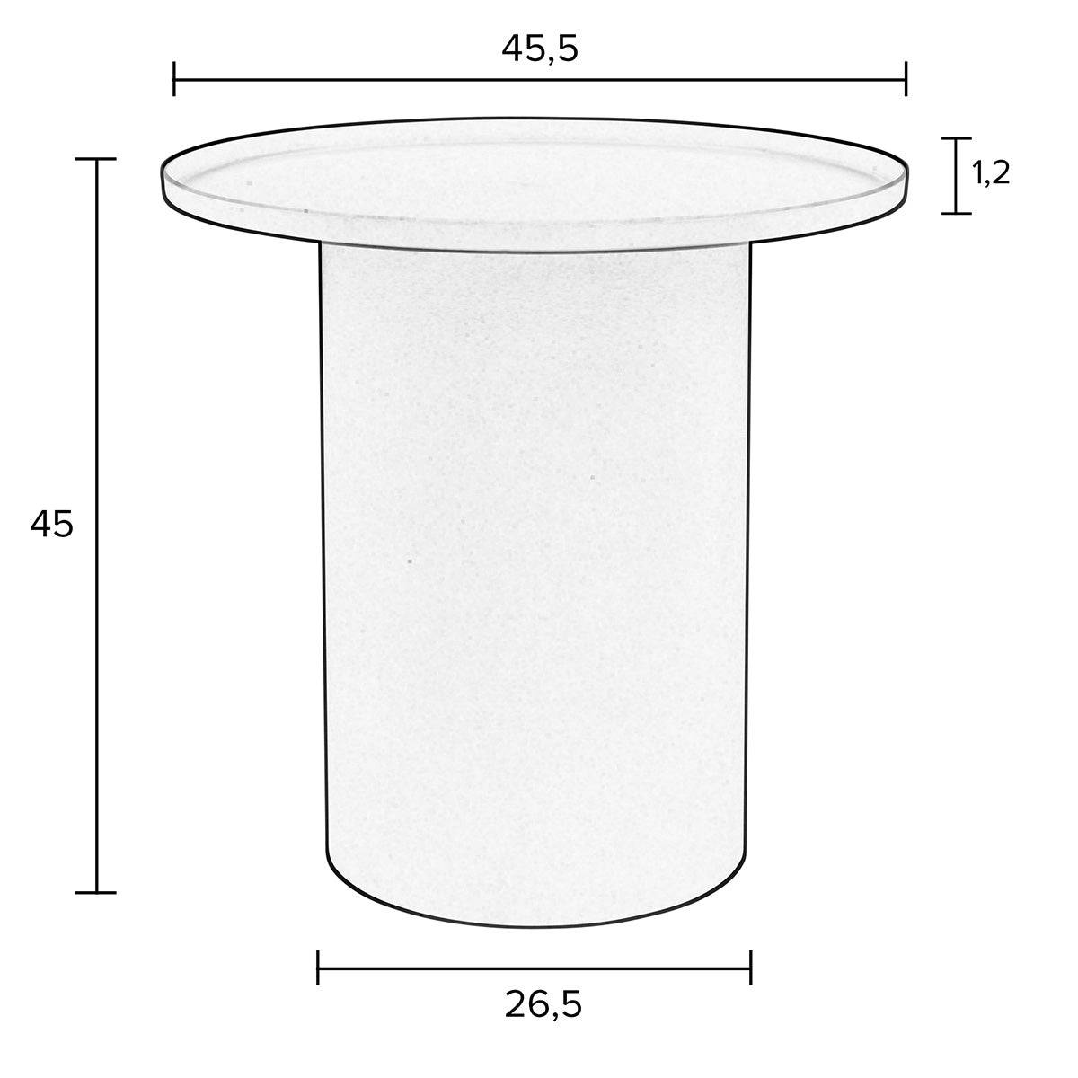 Sverre Round Side Table
